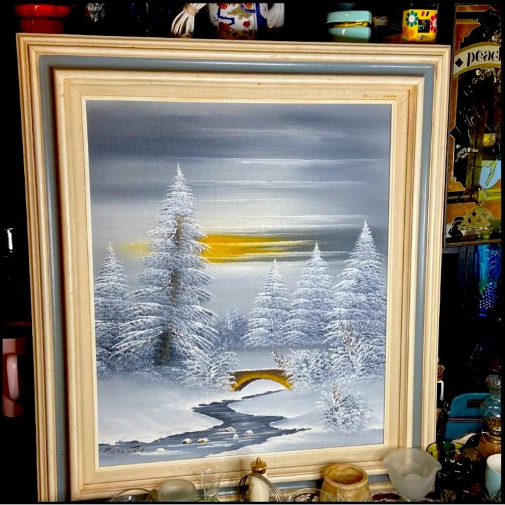 "Barrister" 1968 Signed Oil Painting " Icy Brooke "